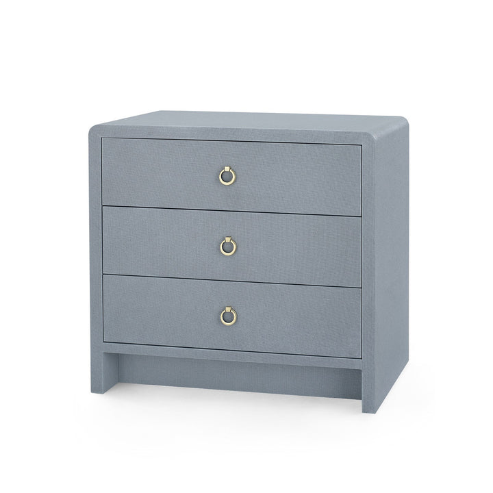 CHEST 3-DRAWER LINEN GRAY #55105