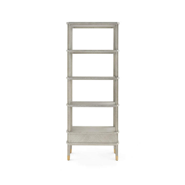 ETAGERE 4-SHELF WITH DRAWER GRAY #55111