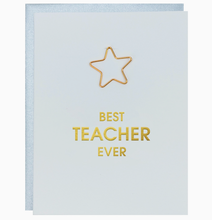 GREETING CARD "BEST TEACHER EVER" #55447