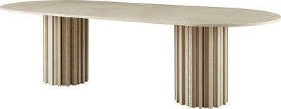 DINING TABLE ECRU