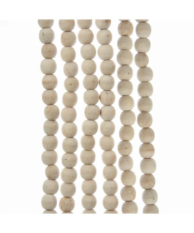 GARLAND BEADED WOOD NATURAL