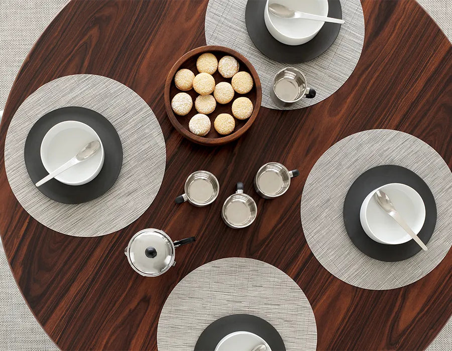 CHILEWICH PLACEMAT BAMBOO ROUND (Available in 3 Colors)