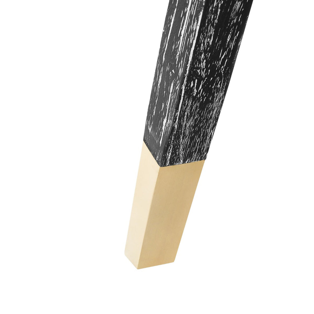 CHAIR LACQUERED CANING BLACK MAHOGANY #55922