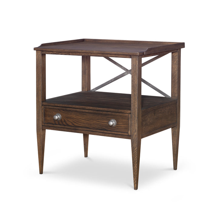 WILLIAM NIGHTSTAND - BROWN RUSTIC