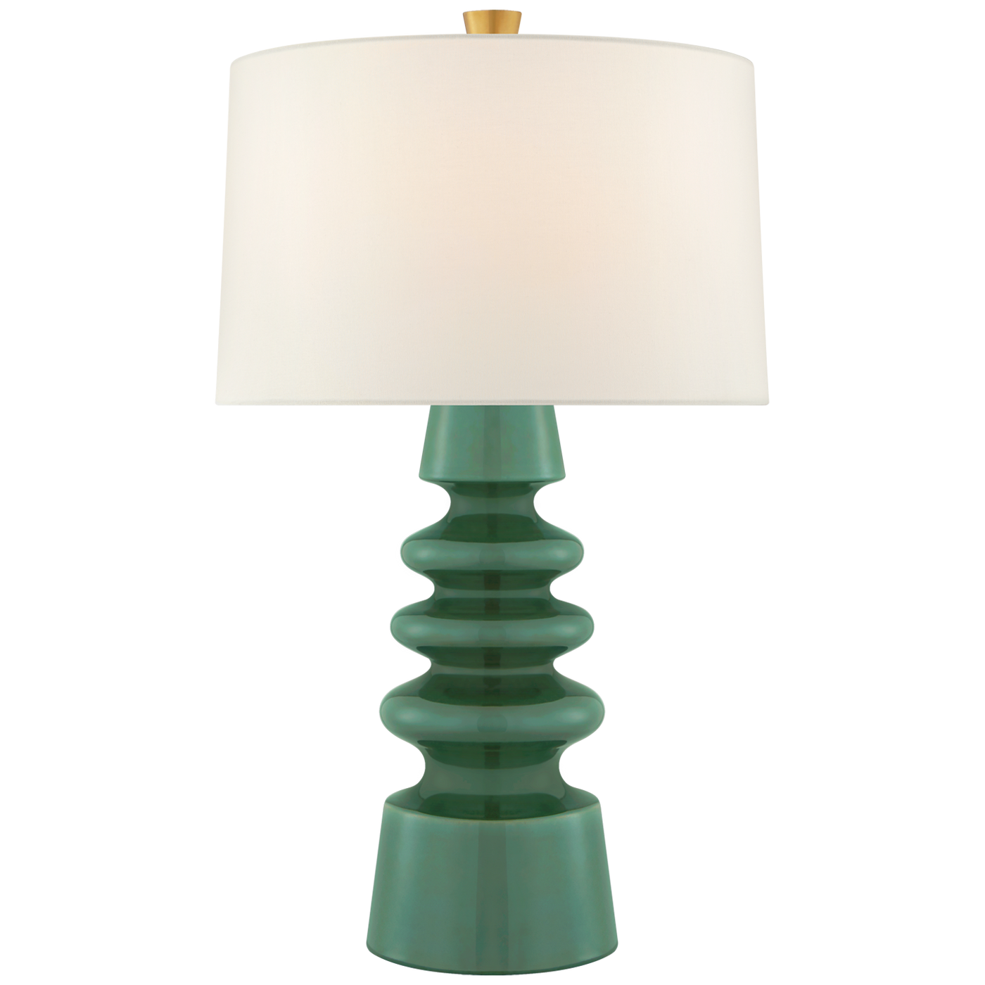 TABLE LAMP GREEN AVENTURINE MEDIUM