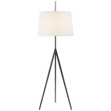 FLOOR LAMP TRIPOD IN AGED IRON