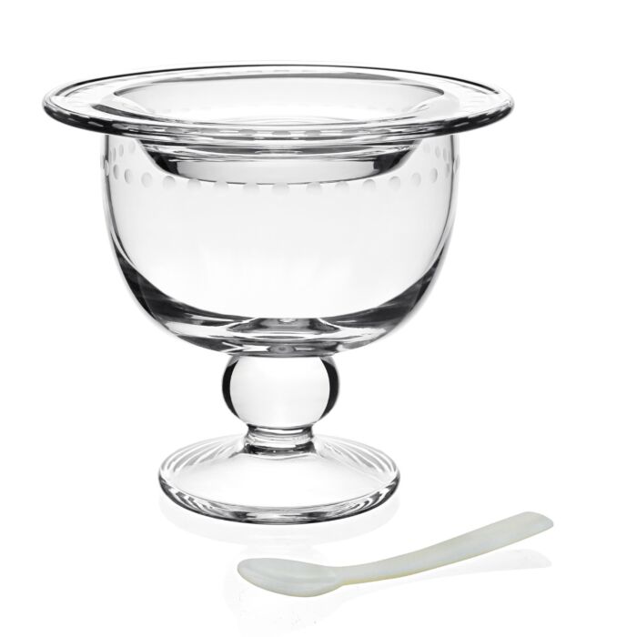 WILLIAM YEOWARD CAVIAR SERVER FOR 2 WITH SPOON KATERINA (Available in 2 Sizes)