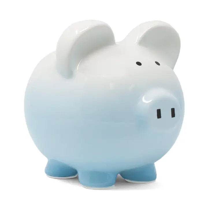 BANK PIGGY BLUE OMBRE