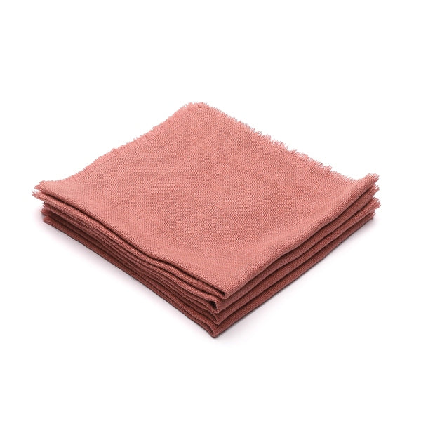 NAPKIN CANYON ROSE LINEN 20"