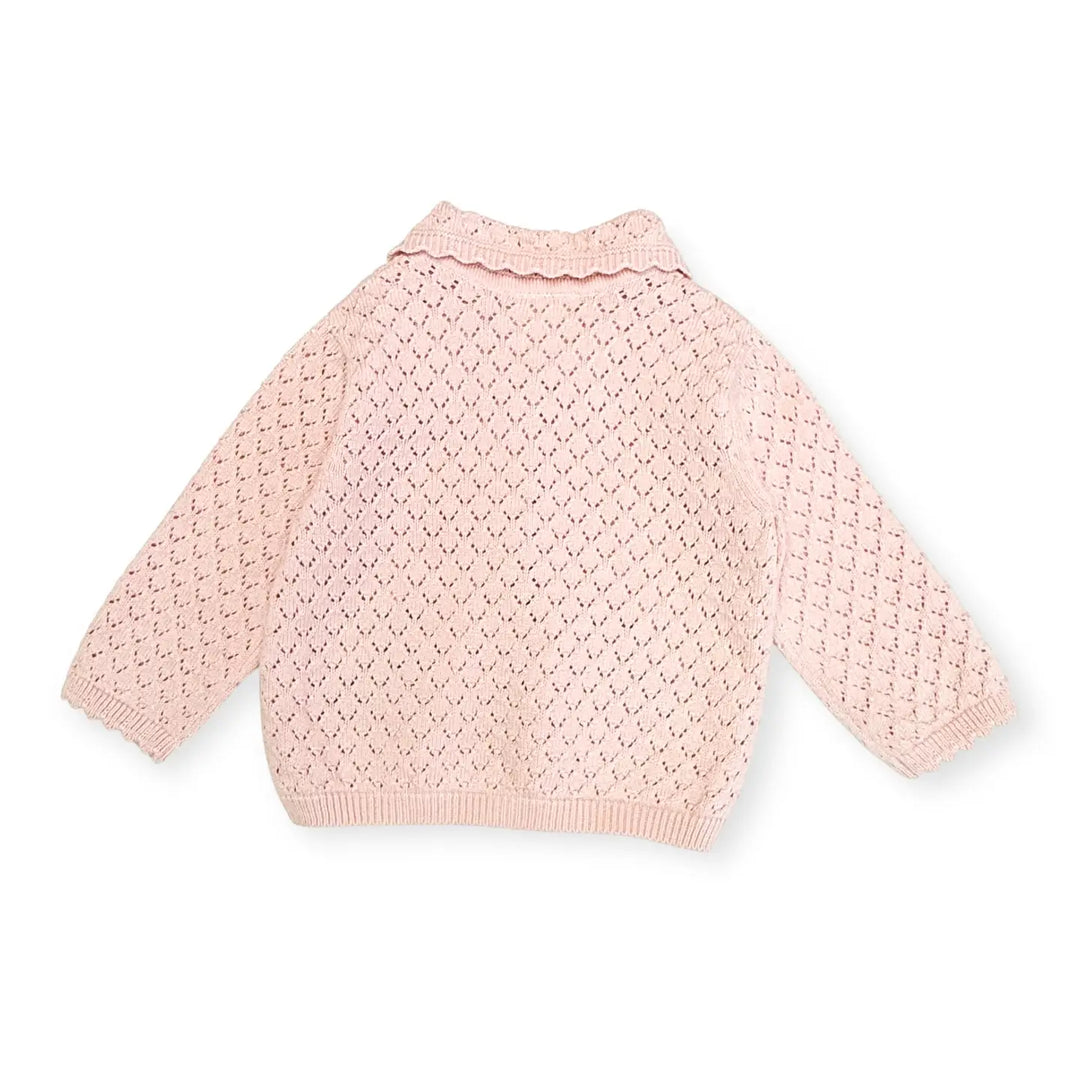 CARDIGAN LILY FLORAL BABY PINK
