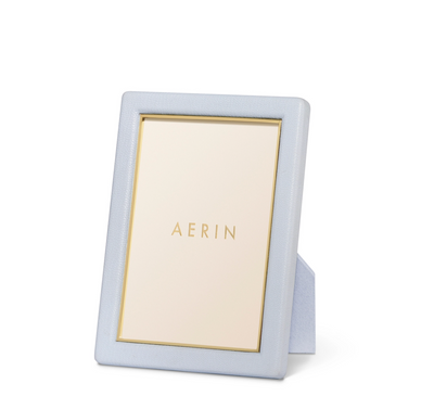 AERIN FRAME PIERO LEATHER - BLUE HAZE (Available in 3 sizes)