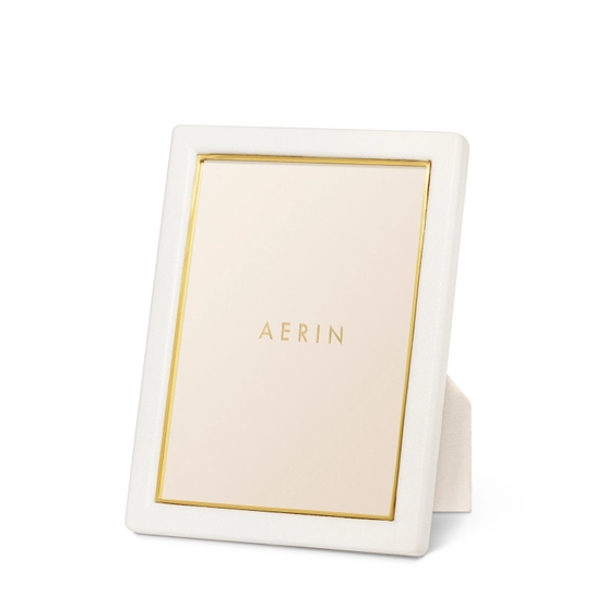 AERIN FRAME PIERO LEATHER WHITE (Available in 3 Sizes)