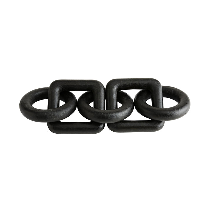 SCULPTURE CHAIN EBONY WOOD #57373