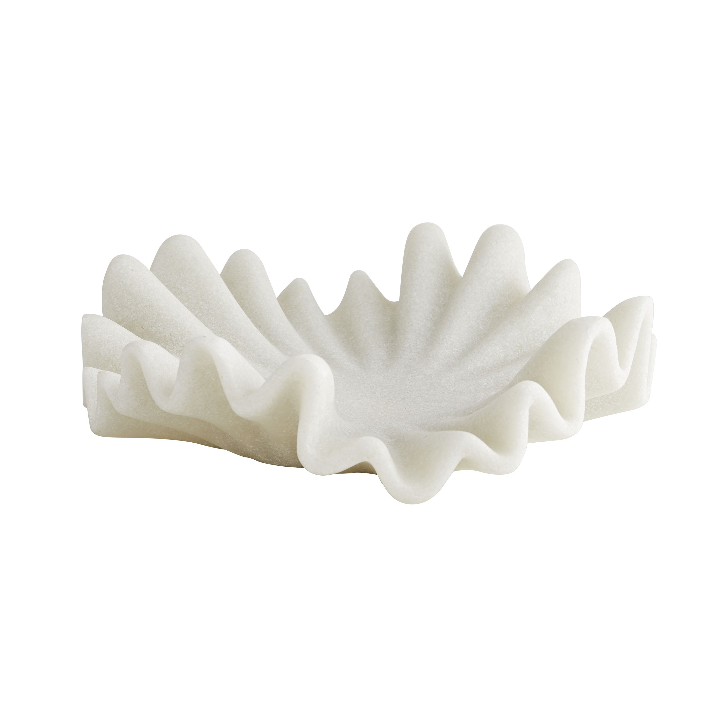 BOWL CENTERPIECE WHITE RICESTONE