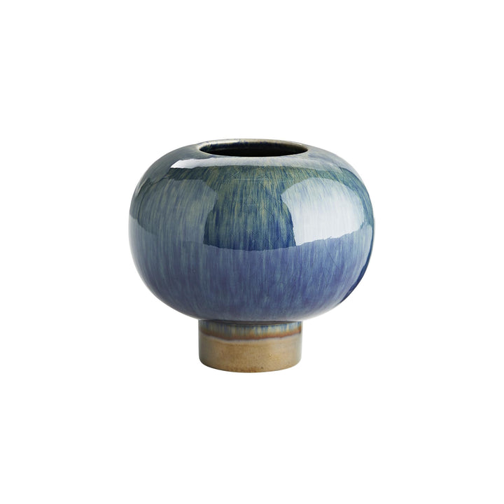 VASE ROUNDED PEACOCK
