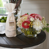 WINE BAG LINEN "HAPPY BIRTHDAY CAKE" (NRD)