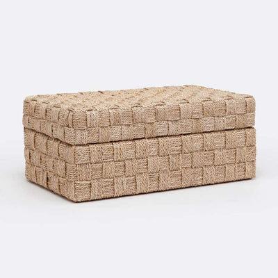 BOX ABACA LATTICE NATURAL LARGE