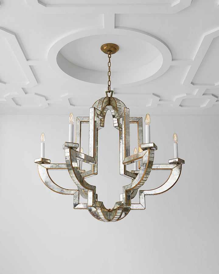 CHANDELIER 6-LIGHT ARABESQUE LG #57727