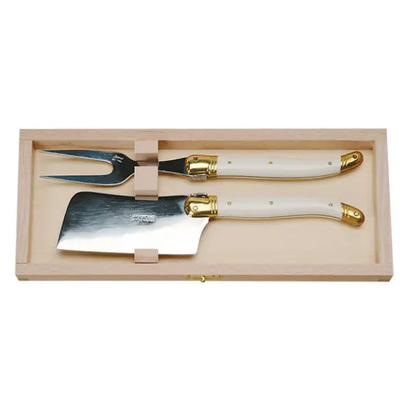 2PC CHEESE SET IN IVORY