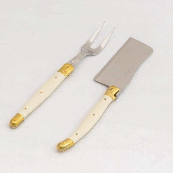 2PC CHEESE SET IN IVORY