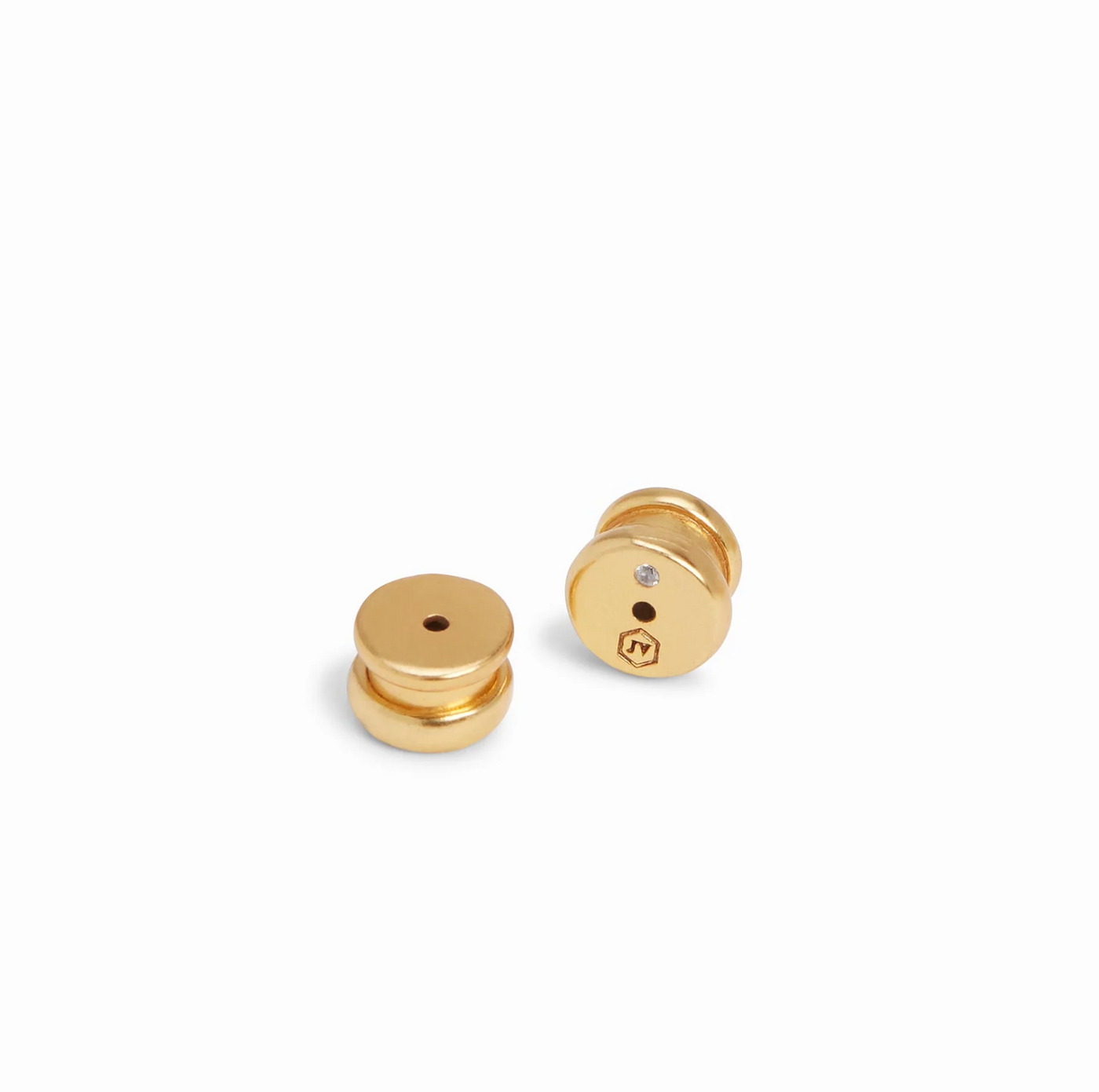 EARRING HOOPS GARDENIA TEXTURED