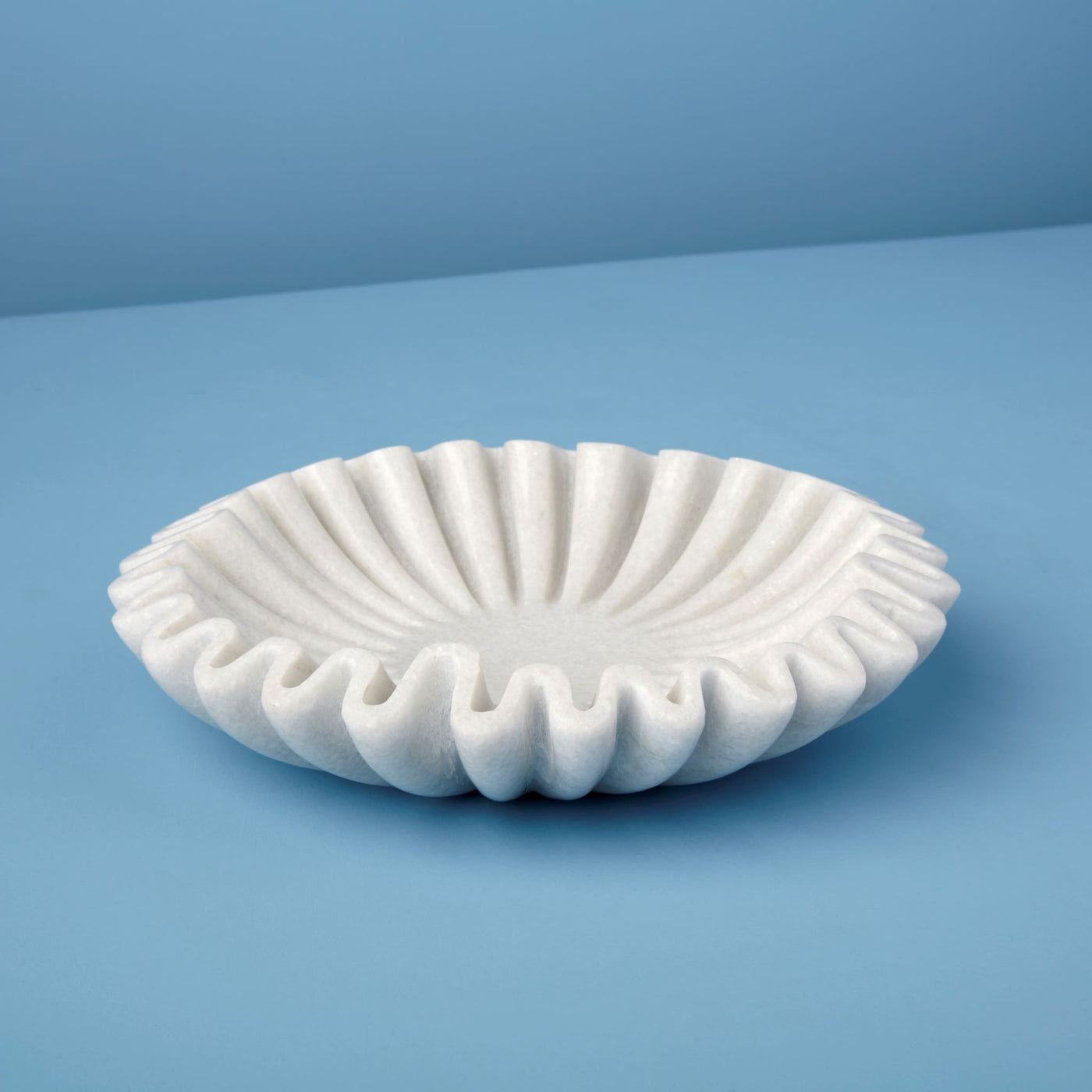 BOWL FLUTED MARBLE (Available in 2 Sizes)