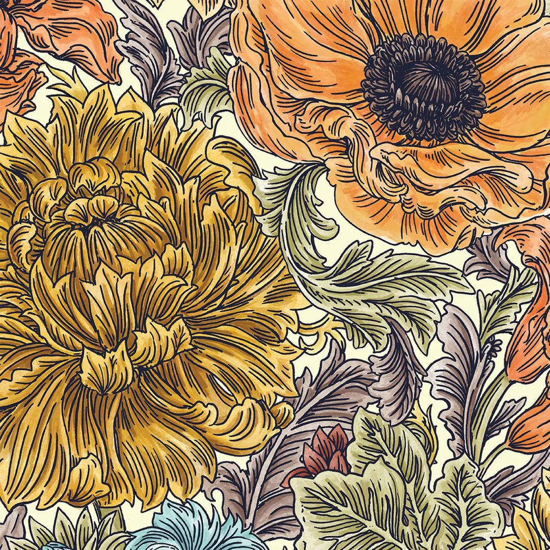 COCKTAIL NAPKIN AUTUMN ACANTHUS PK20