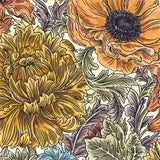 COCKTAIL NAPKIN AUTUMN ACANTHUS PK20