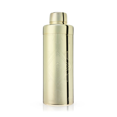 COCKTAIL SHAKER GOLD ART DECO