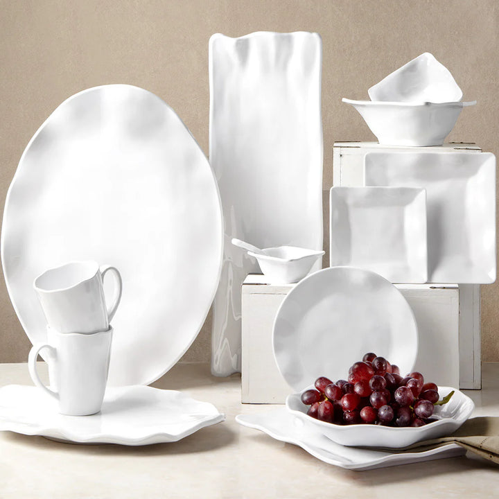 PLATE SALAD SQUARE RUFFLE