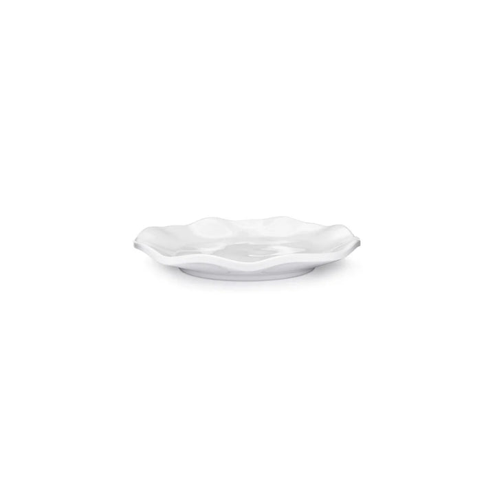 PLATE CANAPE ROUND RUFFLE #58564