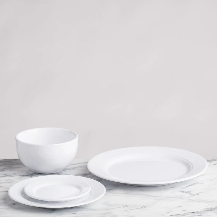 PLATE CANAPE WHITE MELAMINE ROUND #58566
