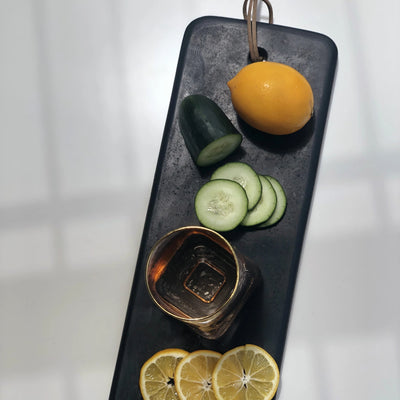 CHEESE BOARD MARBLE BLACK