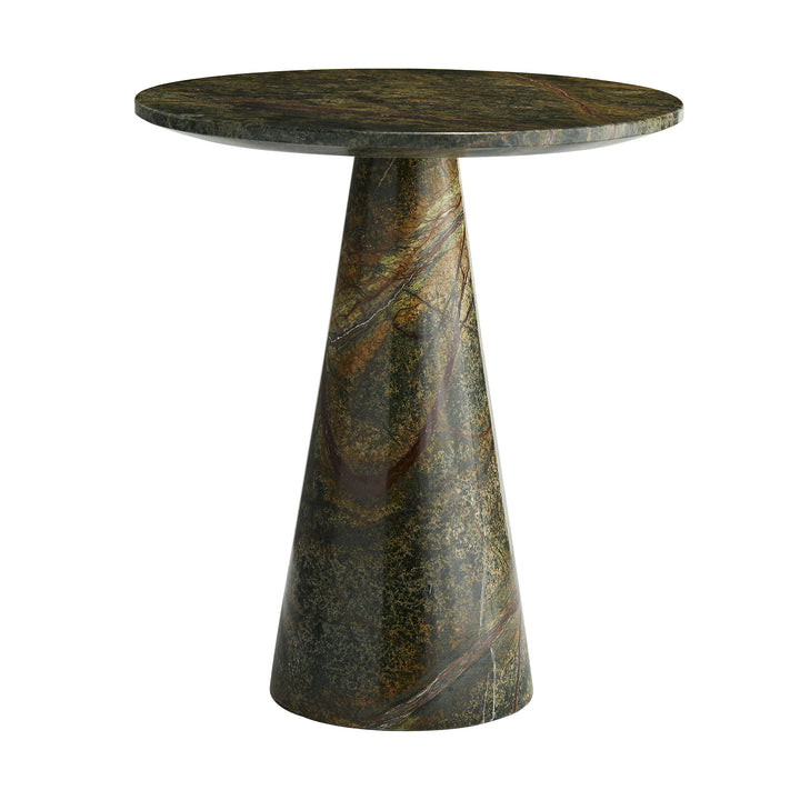 ACCENT TABLE JUNGLE GREEN MARBLE #58608