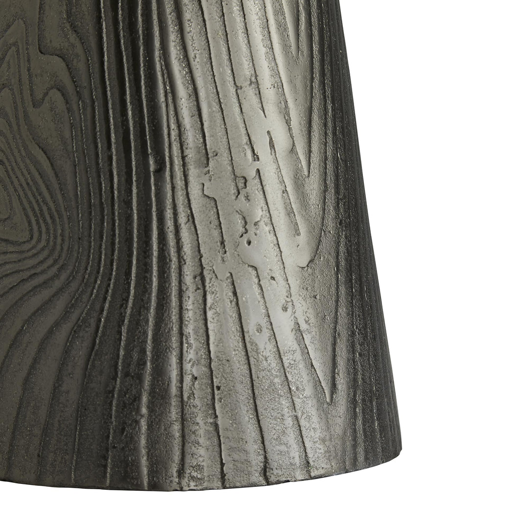 END TABLE GRAPHITE FAUX BOIS (NRD) #58616