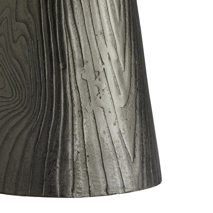 END TABLE GRAPHITE FAUX BOIS (NRD) #58616