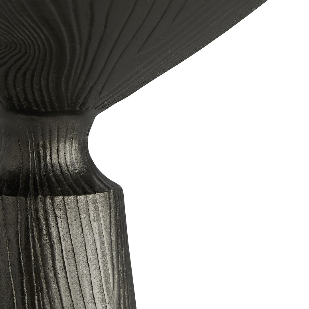 END TABLE GRAPHITE FAUX BOIS (NRD) #58616