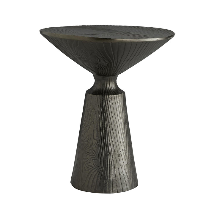 END TABLE GRAPHITE FAUX BOIS (NRD) #58616