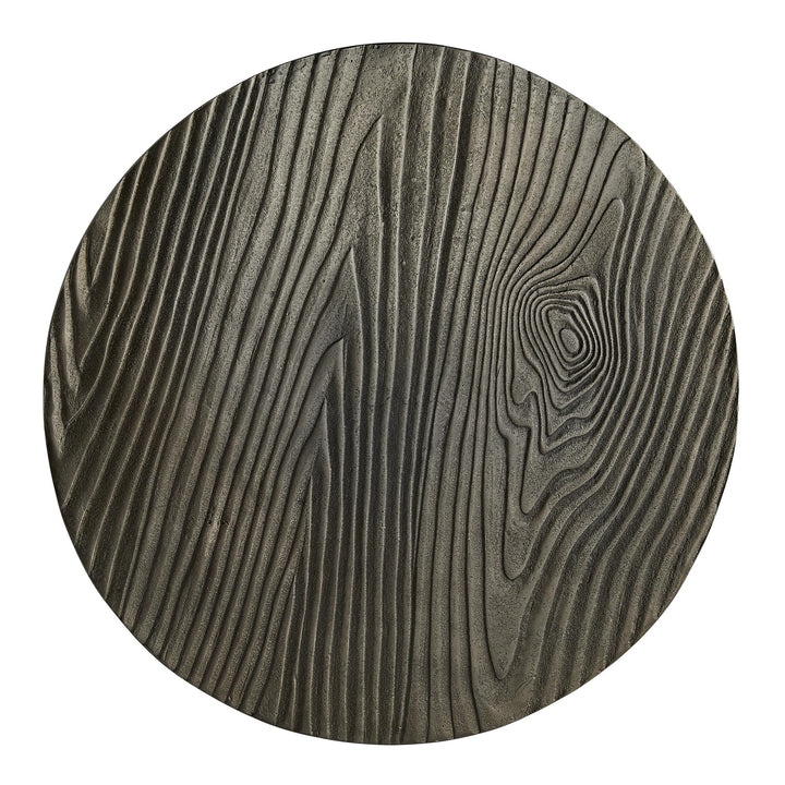 END TABLE GRAPHITE FAUX BOIS (NRD) #58616