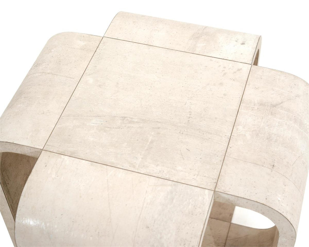 END TABLE SQUARE WITH CURVED CORNERS #58828