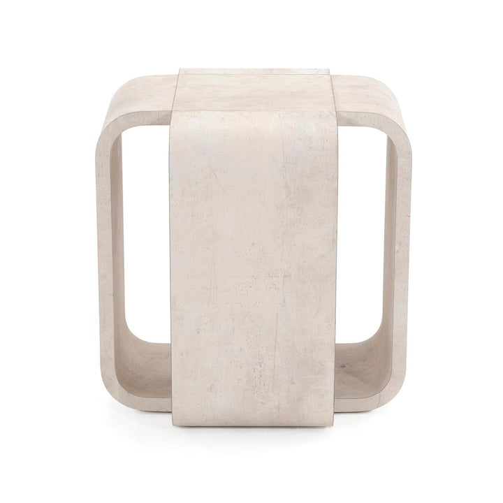 END TABLE SQUARE WITH CURVED CORNERS #58828