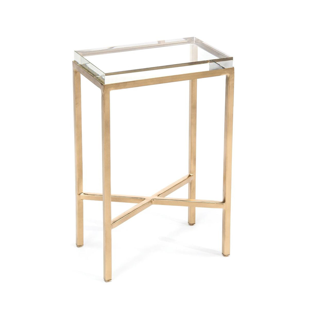 SIDE TABLE GLASS BLOCK