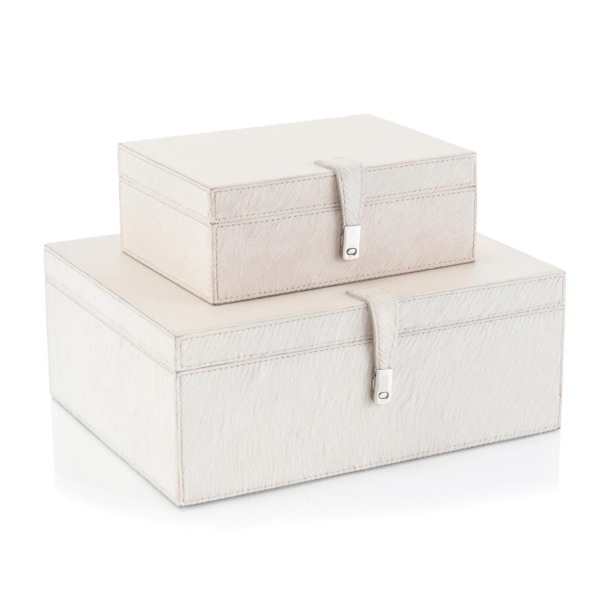 BOXES LEATHER HIDE CREAM - S/2 #58844