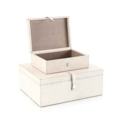 BOXES LEATHER HIDE CREAM - S/2 #58844