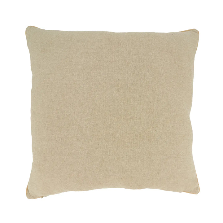 PILLOW EMBROIDERED SWIRL BLUE 20X20