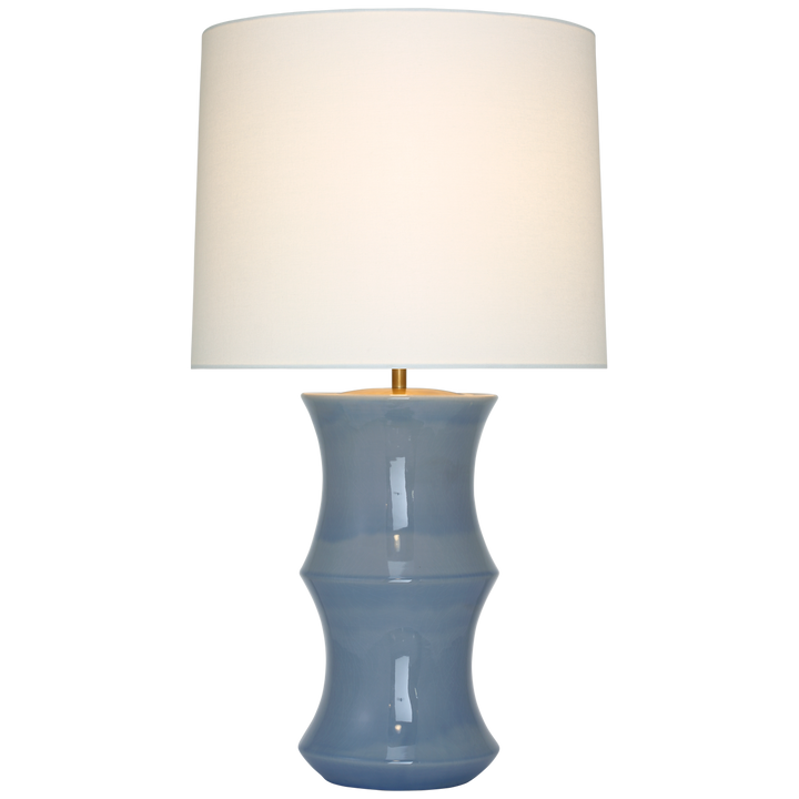 TABLE LAMP MARELLA BLUE CRACKLE #59132