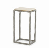SIDE TABLE STEEL BASE & CRYSTAL STONE TOP (NRD)
