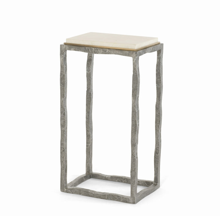 SIDE TABLE STEEL BASE & CRYSTAL STONE TOP #59352