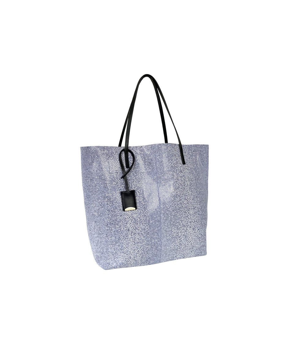 LINDE GALLERY TOTE GALUCHAT PRINTED SUEDE - MEDIUM (Available in 6 Colors)