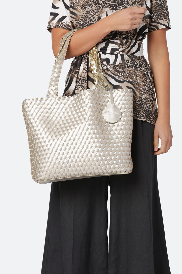 TOTE BAG  PLATIN & SILVER #59590